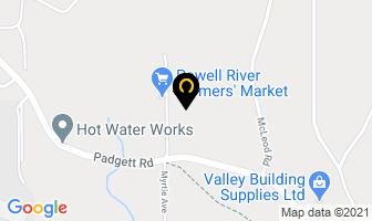 Powell River Therapeutic Riding Assn in Powell River map