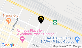Power Pro Industries Inc in Prince George map