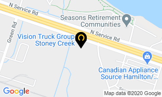 Power Vac Ontario in Hamilton map