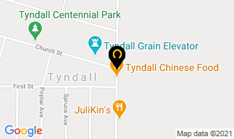Prairie By-Law Enforcement in Tyndall map