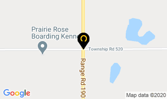 Prairie Rose Boarding Kennels in Tofield map