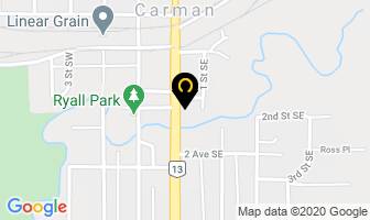 Prairie Rose School Division in Carman map