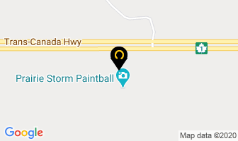 Prairie Storm Paintball in Moose Jaw map