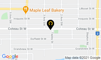 Prairie Winds Church in Moose Jaw map