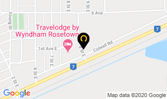Prairieland Collision Center Ltd in Rosetown map