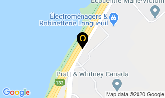 Pratt & Whitney Canada Inc in Longueuil map