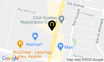 Pr&eacute;l&egrave;vement De L'est in Montreal map