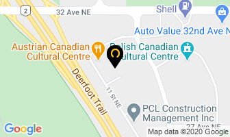 Precision Geomatics Inc in Calgary map