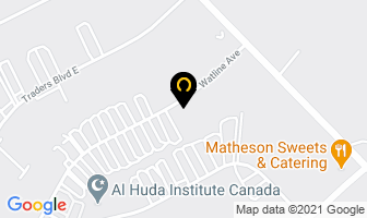 Precision Steel Warehouse in Mississauga map