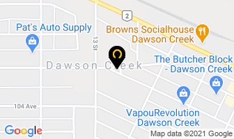 Preference First Aid in Dawson Creek map