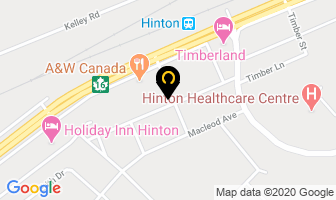 Pregnancy Care Centre in Hinton map