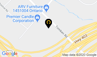 Premier Candle Corporation in Mississauga map