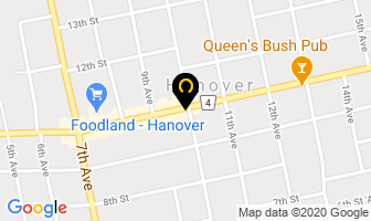 Premier Cash Advance in Hanover map