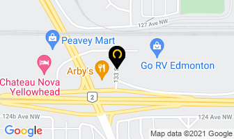 Premier Collision Centre in Edmonton map