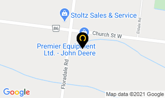Premier Equipment Rentals in Flin Flon map
