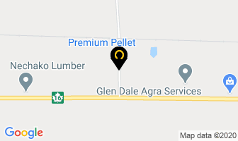 Premium Pellet Ltd in Vanderhoof map