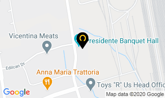 Presidente Banquet Hall in Vaughan map