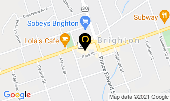 Presquile Lanes in Brighton map