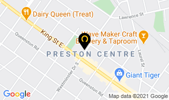 Preston Cleaners in Cambridge map