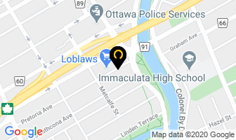 Pretoria Pet Hospital in Ottawa map