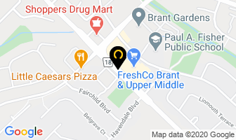 Price Cents in Burlington map