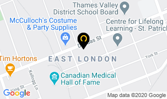 Price Self Storage in London map