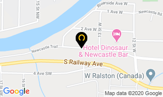 Primarily Plumbing Services in Drumheller map