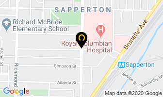 Primary Care Obstetrical Clinic in New Westminster map