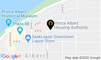 Prince Albert Housing Authority in Prince Albert map