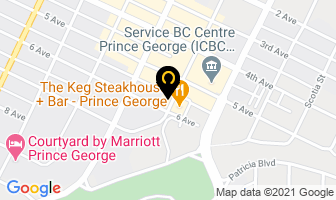 Prince George Aboriginal Business Development Assn in Prince George map