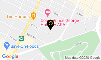 Prince George Civic Centre in Prince George map