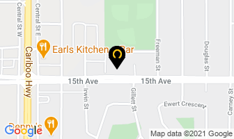 Prince George Symphony Orchestra in Prince George map