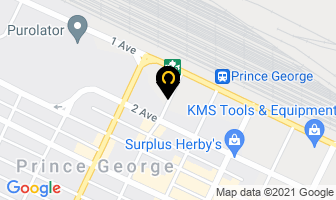 Prince George This Week in Prince George map