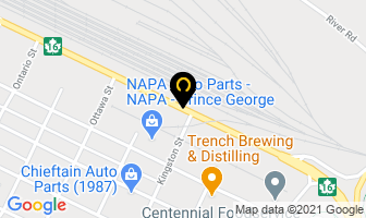 Prince George Valve & Fitting in Prince George map