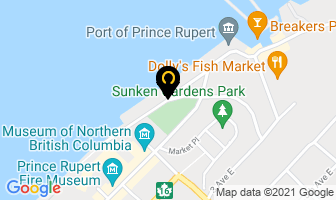 Prince Rupert Water Taxi in Gloucester map
