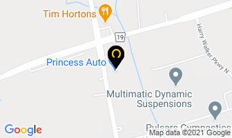 Princess Auto in Kanata map