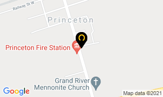Princeton-Ayr Auto Body Ltd in Princeton map