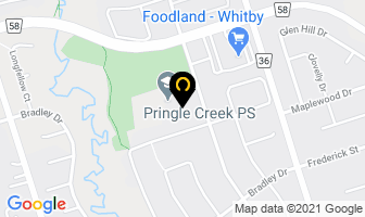 Pringle Creek Public School in Huntingdon map