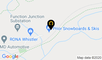 Prior Snowboards & Skis in Whistler map
