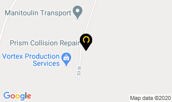 Prism Collision Repair Ltd in Athabasca map