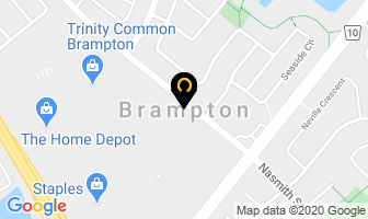 Private Loan Shop in Brampton map