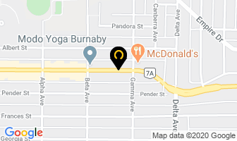 Pro-Action Golf Services in Burnaby map