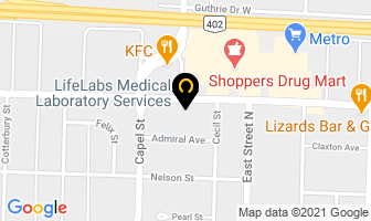 Pro-Active Treatments Theraputic Services in Sarnia map