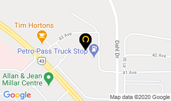 Pro-Matrix Business Services Ltd in Whitecourt map