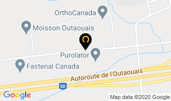 Pro Pin in Gatineau map