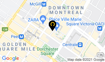 Procima Experts in Montreal map