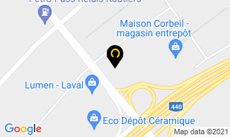 Produits Constec Inc in Beauharnois map