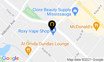 Professional Associates in Mississauga map