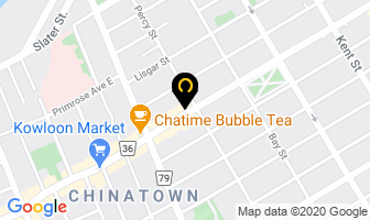 Professional Barber Shop in Guelph map