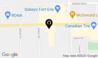 Professional Nails in Mississauga map